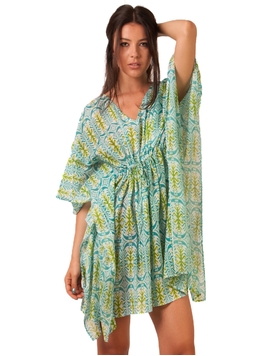 Rochie Dama Heavy With Boom Verde Si Albastru